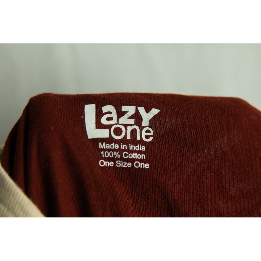 Lazy One Womens Rise & Shine Rooster Graphic Nightshirt Burgundy Cotton One Size - Picture 10 of 10
